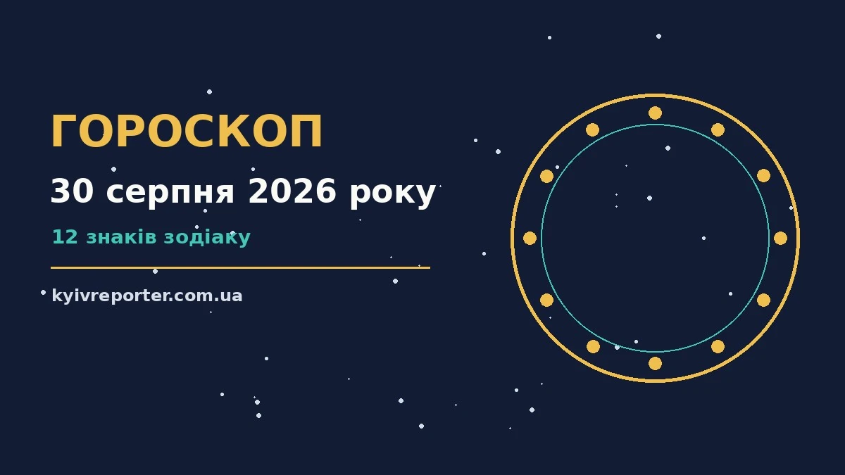 Космічний гороскоп на 30 серпня 2026 року: планування і завершення справ