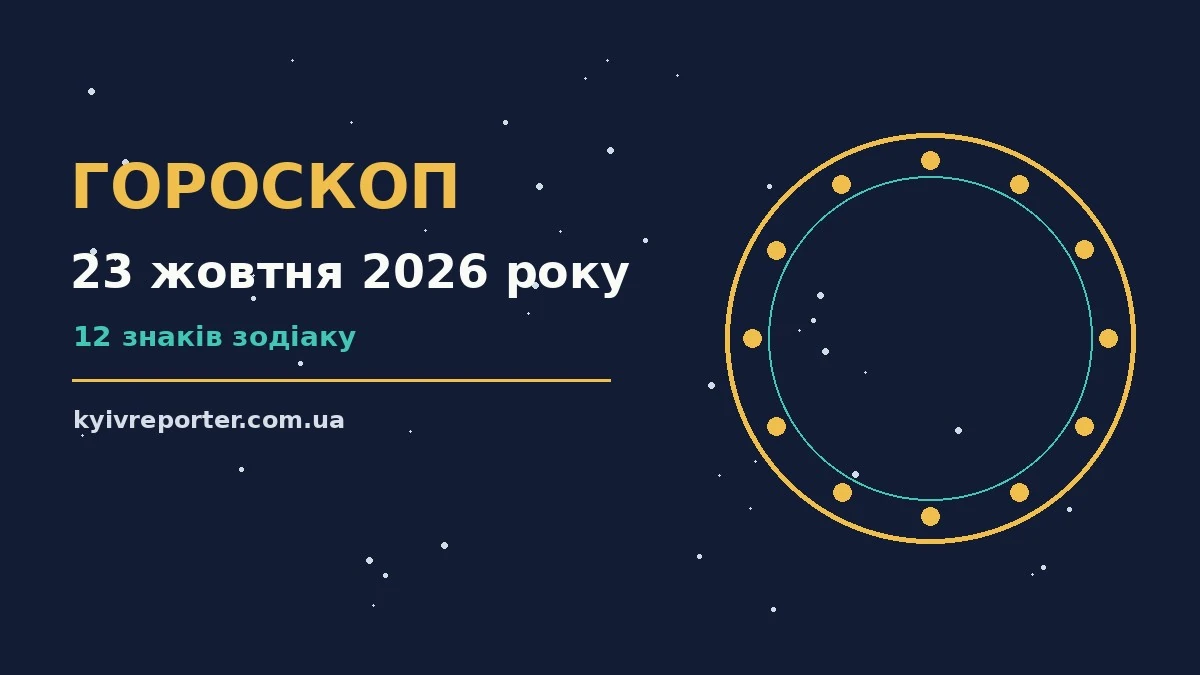 Гороскоп на 23 жовтня 2026 року: ключові моменти дня для планів і важливих справ