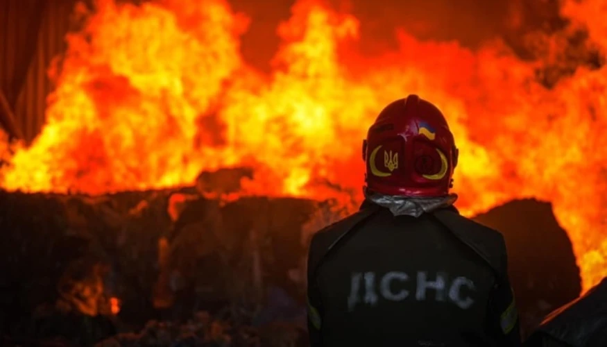 Атака дронів на Україну: падіння збитого безпілотника в Мурованому 13 жовтня